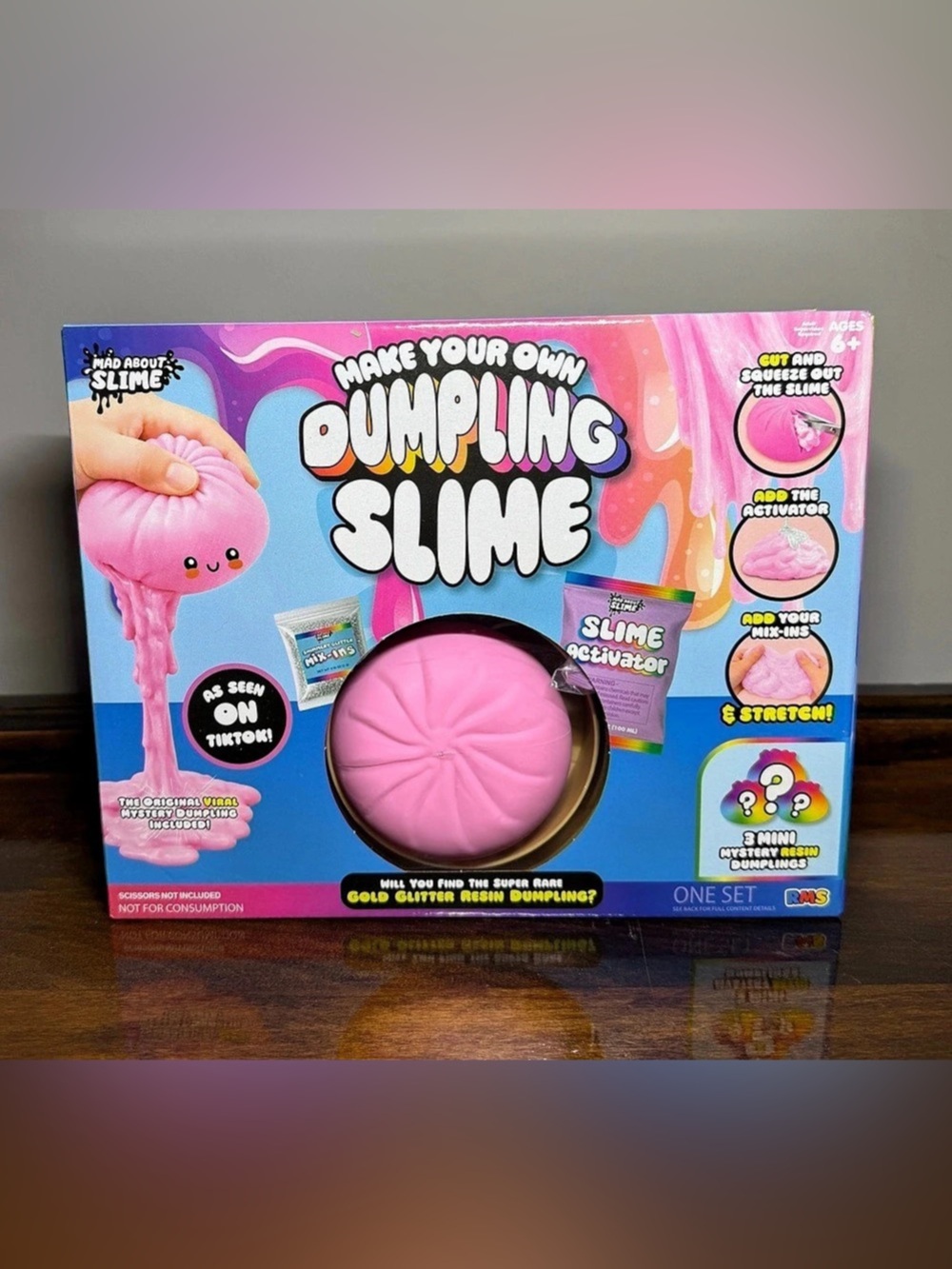 Dumpling Slime DIY Kit - by RMS -brand new -sealed w factory stickers- from 5 be